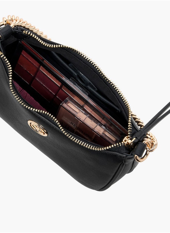 Celeste - Textured Crossbody Bag with Zip Closure and Adjustable Strap - Image 1