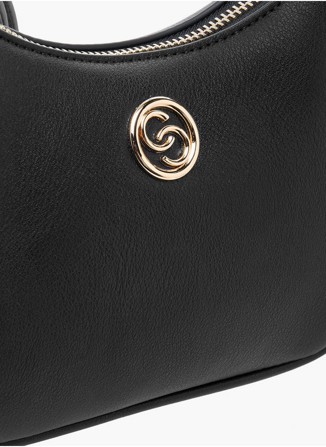 Celeste Textured Crossbody Bag with Zip Closure and Adjustable Strap  - Image 4