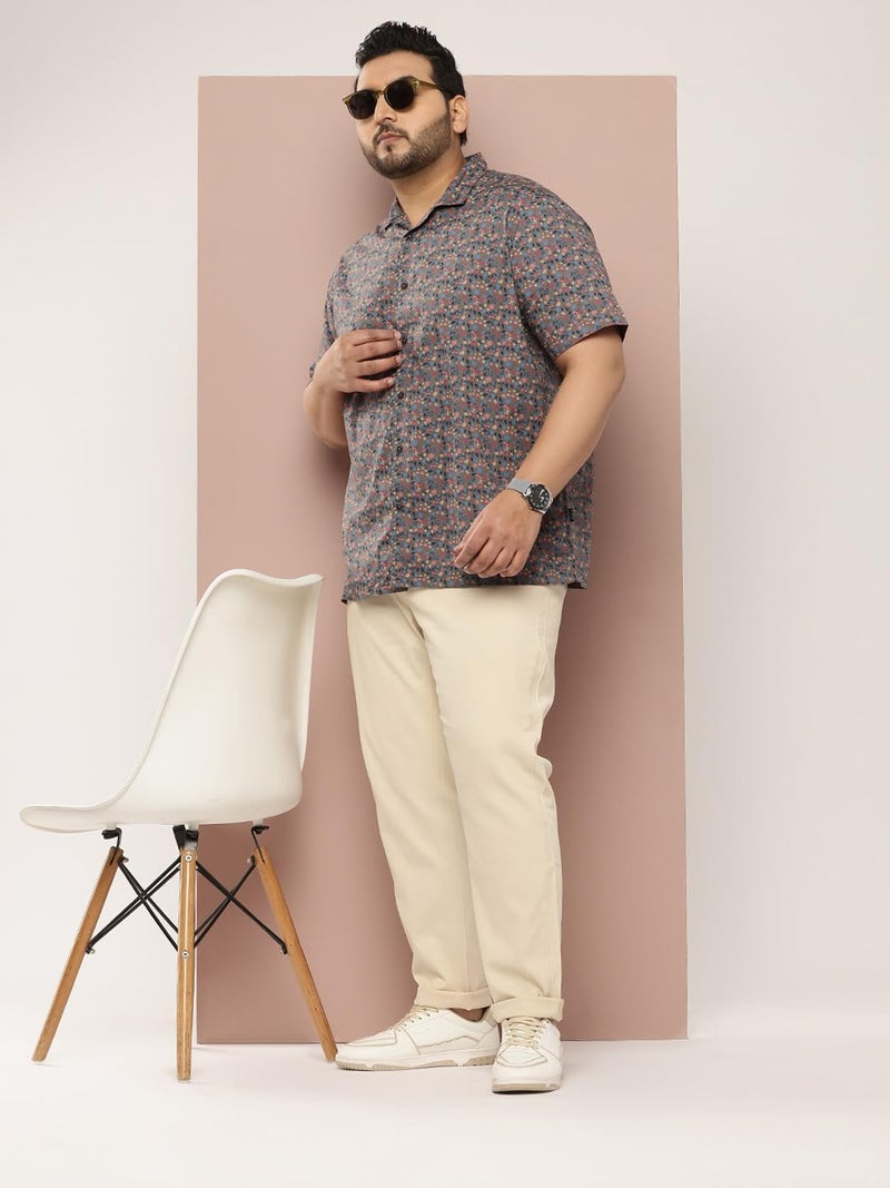 Thomas Scott Men Plus Size Pure Cotton Chinos Trousers(TSB097_Beige_46) - Image 4