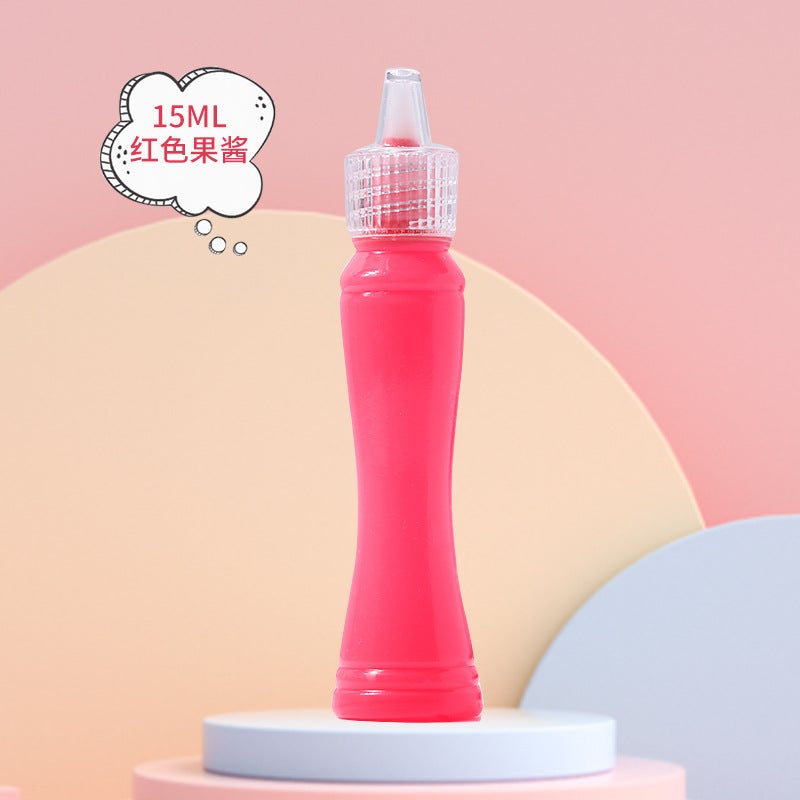 Generic Jam glue 15ml simulation cream glue small waist diy material bag resin accessories handmade homemade jewelry glue Red waist 