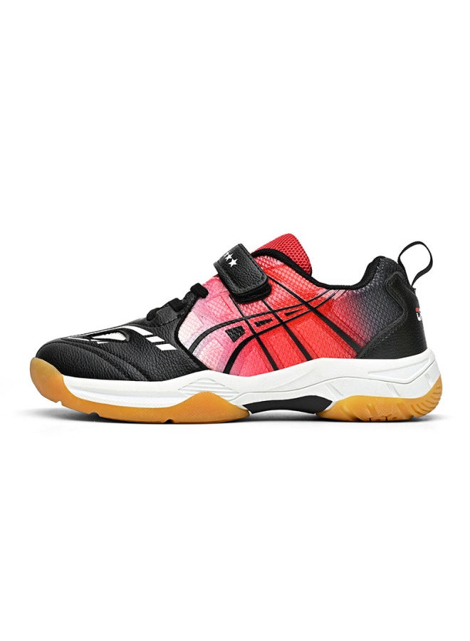 New Children's Badminton Shoes With Velcro, For Boys And Girls, Outdoor Sports, Breathable, Comfortable, And Non-slip