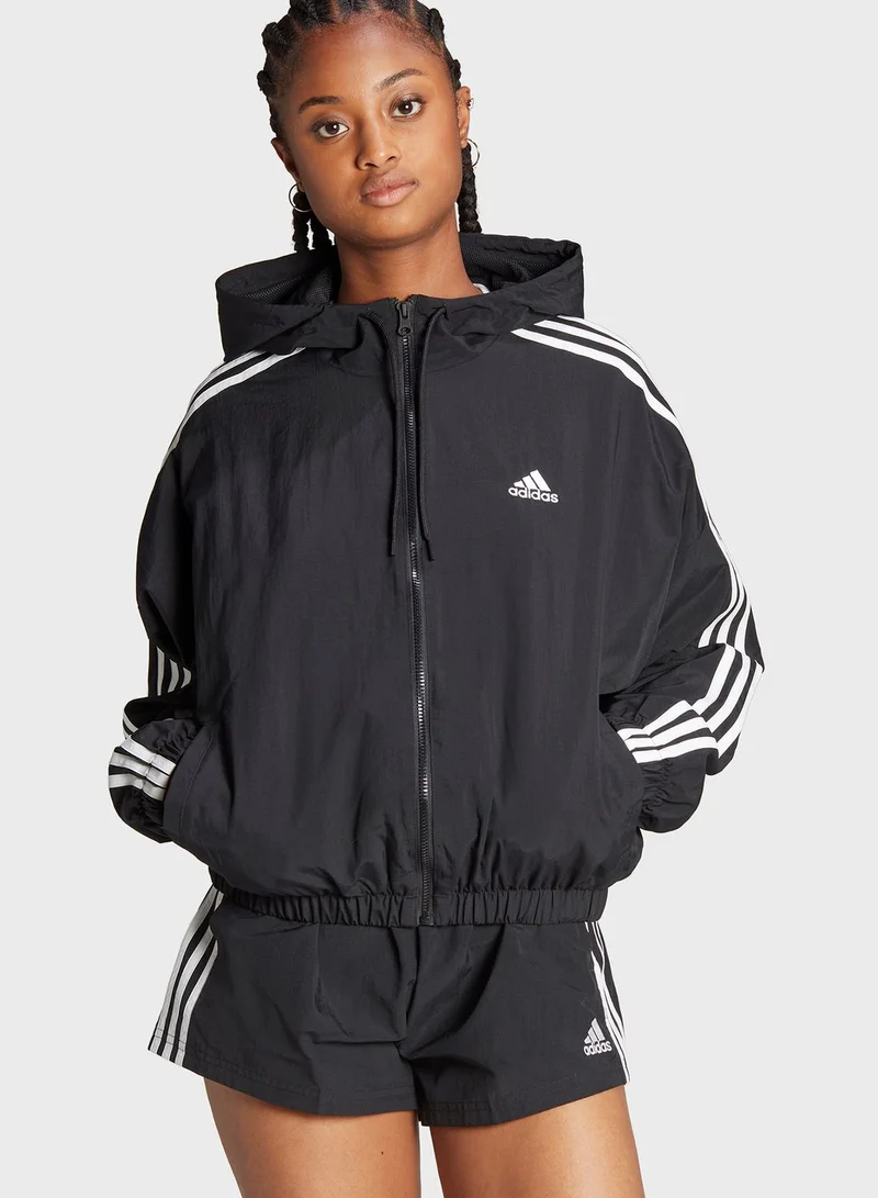 Adidas Essentials 3-Stripes Woven Windbreaker