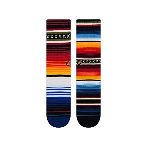 Stance mens Crew Curren St Crew Socks, Red, Medium US - Image 2