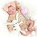 Ecore Fun Lifelike 18 Inch Reborn Doll Realistic 18 Sleeping Baby Dolls Soft Body Real Life Doll Playset Includes Dolls Outfits Pacifier Bottle Diaper Toy Bear - Image 2
