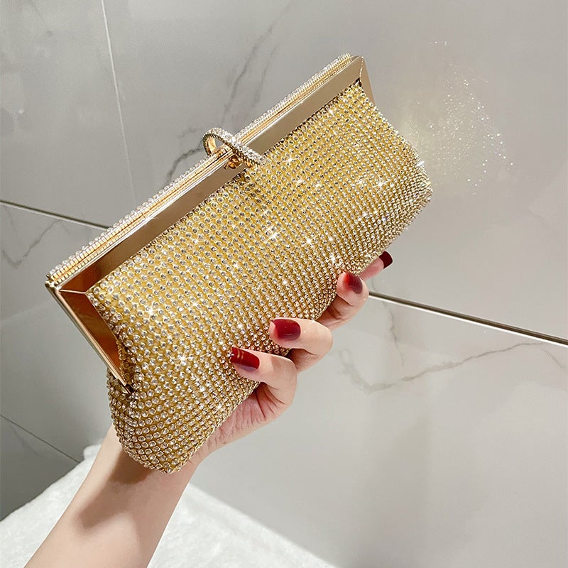 Socialite Evening Bag, Full Of Diamonds, Luxurious And Versatile, Rhinestone Handbag, Crossbody Bag, Evening Dress Bag, Chain Bag, Prom Bag - Image 5