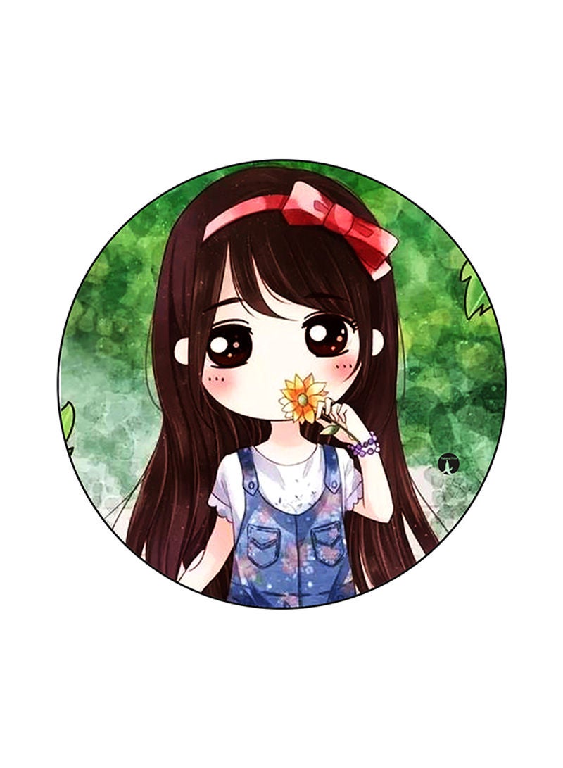 A Girl Mouse Pad Multicolour