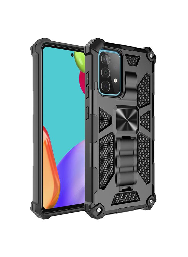 اس-توب جراب لهاتف Samsung Galaxy A32 4G مقاوم للصدمات مصنوع من مادة TPU + PC، جراب واقٍ مغناطيسي مع حامل - Image 1