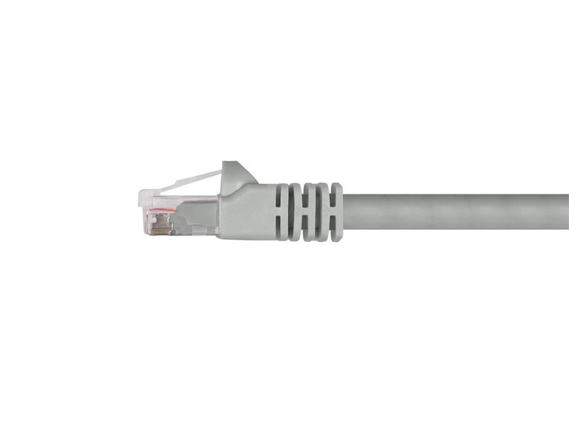 Monoprice Cat5e 3ft Gray Crossover Patch Cable UTP 24AWG 350MHz Pure Bare Copper Snagless RJ45 Fullboot Series Ethernet Cable - Image 2