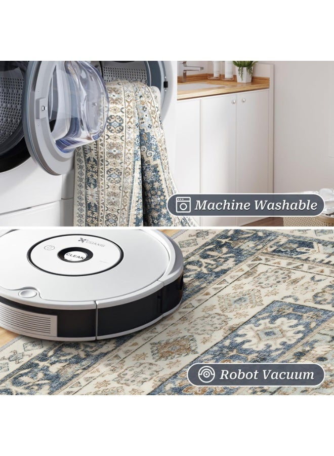 Vintage Persian Non-Slip and Stain-Resistant Home Area Rug - the perfect choice for enhancing the comfort and style of your home - Image 4