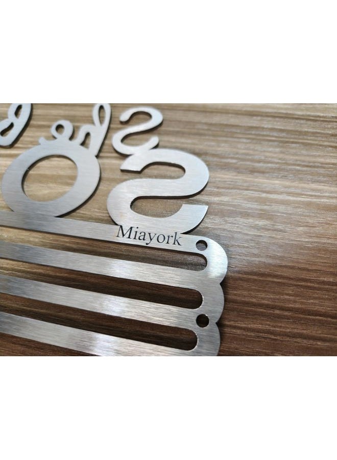 Miayork Medal Holder Display Hanger Rack Frame Trophy-Wall Mount Easy to Install Authorized by USA Patent D889882 - Image 3