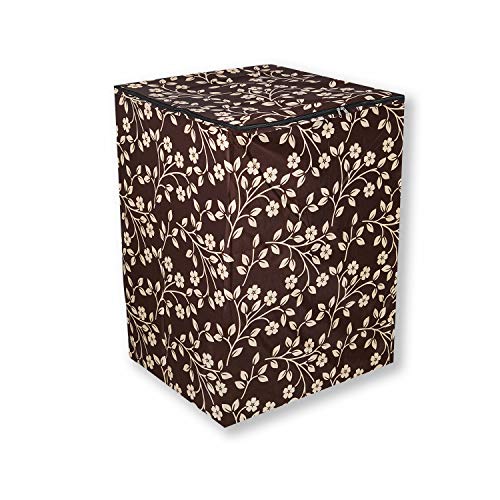 KANUSHI Industries® Washable & Dustproof Top Load Fully Automatic Washing Machine Cover (Suitable for 6 Kg, 6.5 kg, 7 kg, 7.5 kg) (Brown-Raj-TOP-Load-Fully) - Image 3