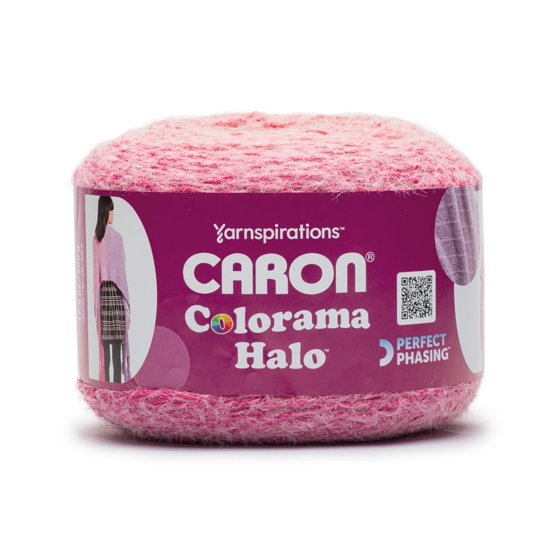 Caron Colorama Halo Perfect Phasing 500g 1 Pack of 1059 Yards176 oz Pink Panther 71 Acrylic 18 Nylon 11 Polyester Yarn