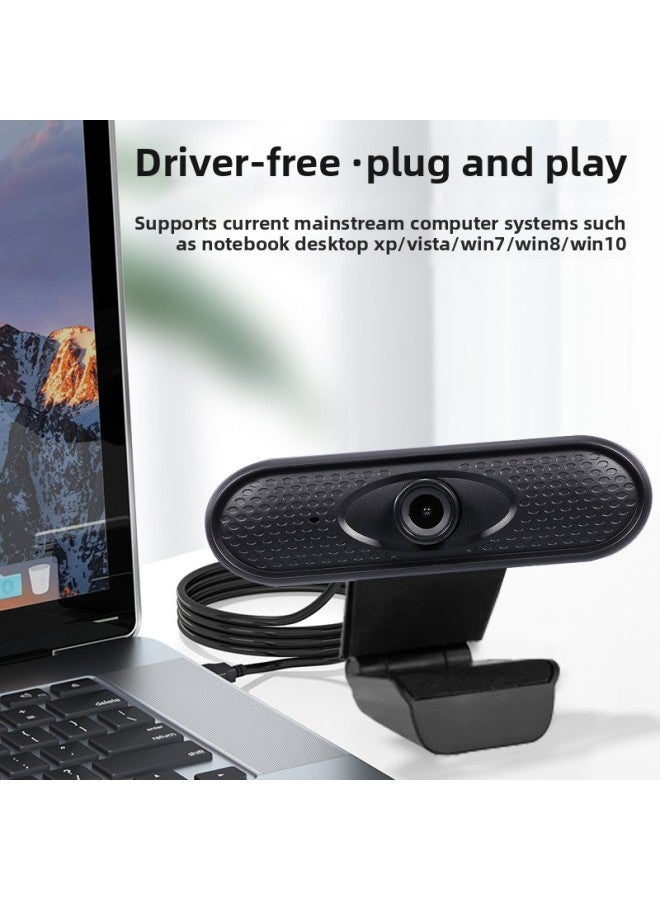 1080P HD Computer Live Camera Video Conference Online Teaching Driver-Free Usb Camera-Color:True 1080p - Image 3