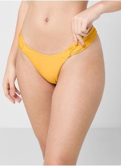 Coconut Cove Plunge Neck Bikini Top And Bottom Set  - Image 4