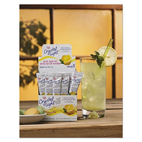 Crystal Light Products Crystal LightFlavored Drink Mix Lemonade 30 017 oz Packets beverage PACK OF 1 - Image 5