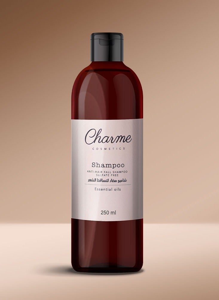 Sulfate-free shampoo, for all hair types - with essential oil scent, 250 ml