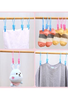 24Pcs Clothes Peg Clip Pins,Multicolor Rope Hanging line Windproof Hanger Sock Drying PP Plastic Clips Hooks Mini Closepins Pegs Photo Craft - pzsku/Z5FF657BE21B5AF105C1BZ/45/_/1670037308/6e1c23f0-209e-4bfe-8167-60631b556954