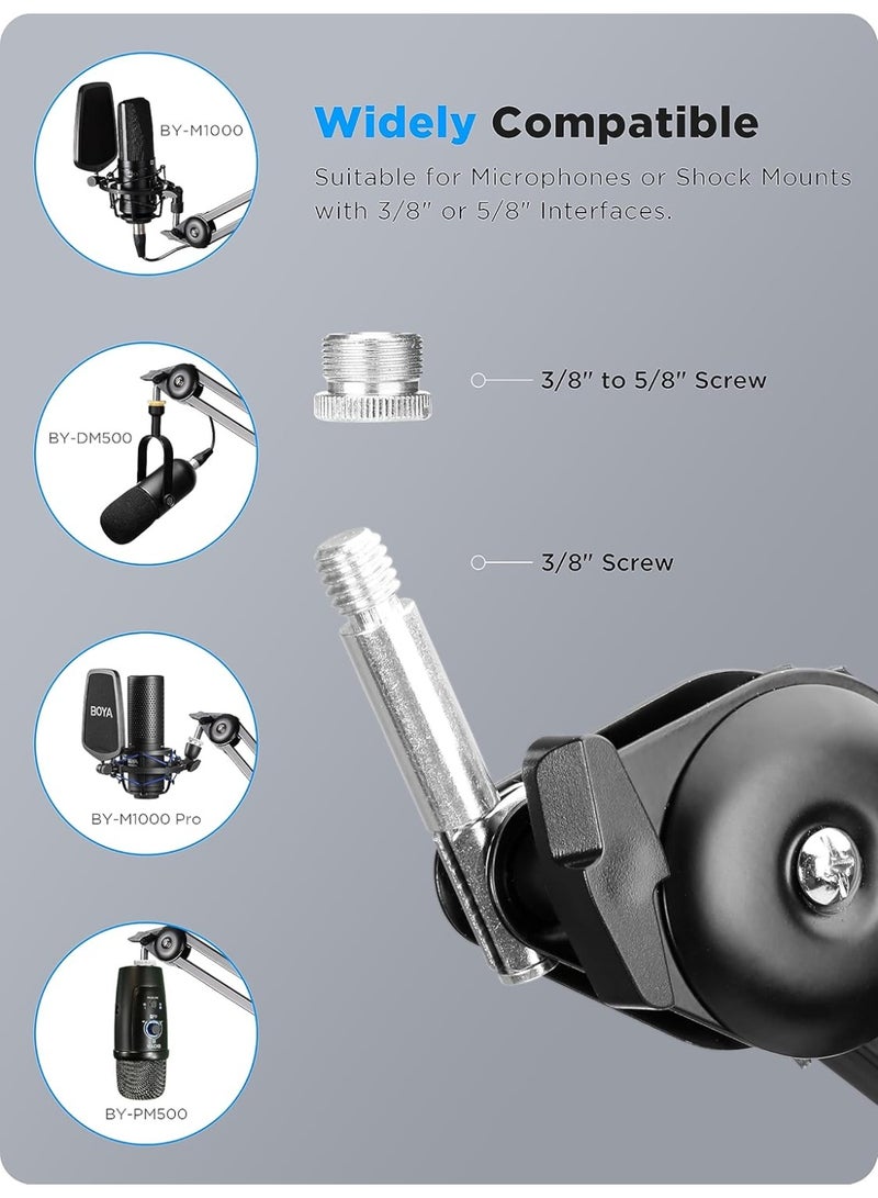 Large Microphone Boom Arm Mic Stand - Image 5