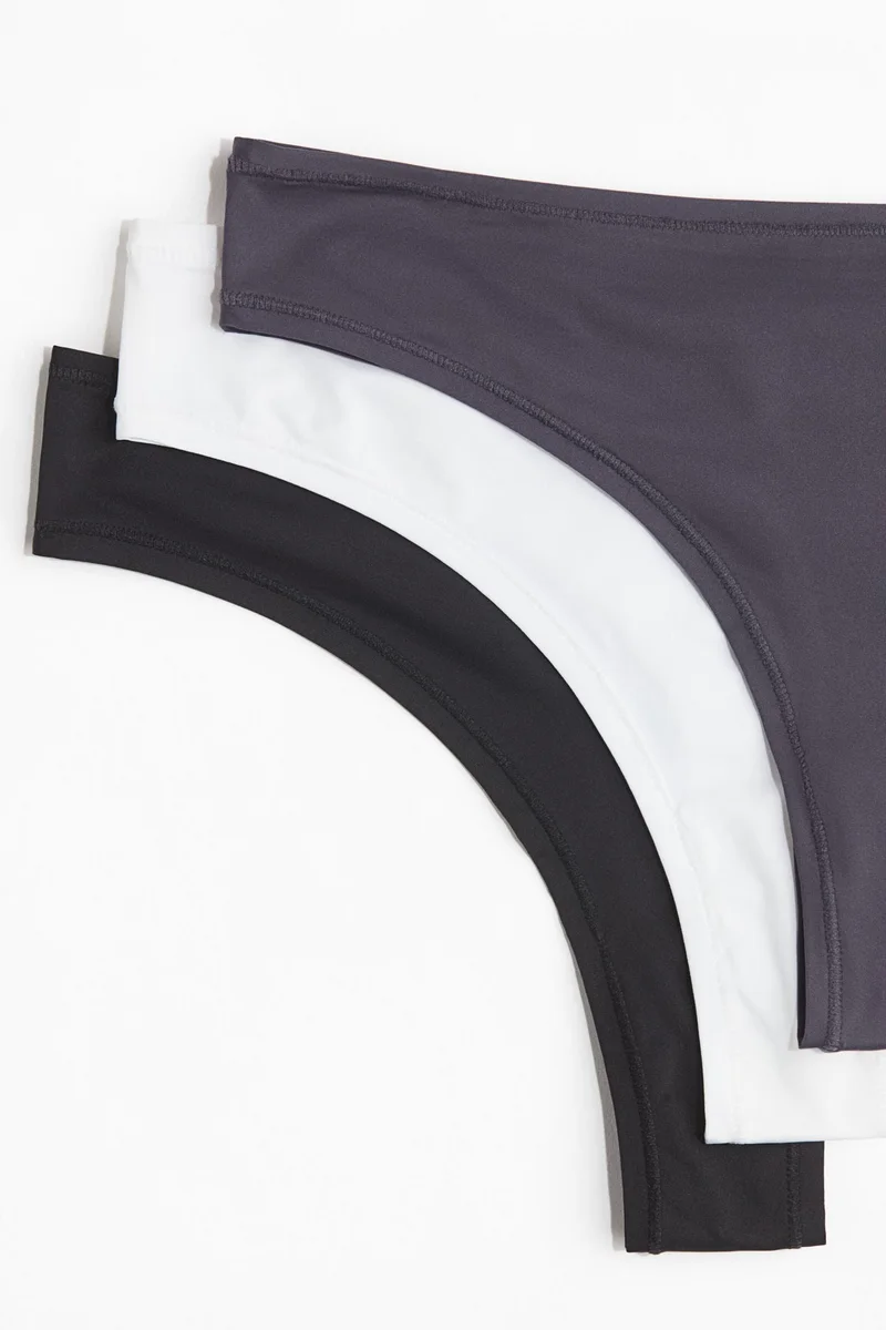 H&M 3-pack microfibre Brazilian briefs