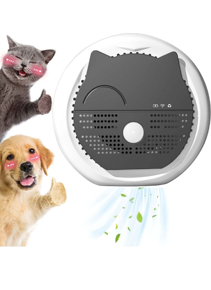 Excefore - Smart Pet Smell Deodorizer, Litter Box Odor Eliminator, Auto On/Off, Rechargeable Dust-Free Litter Genie for Cat Litter Box, Bathroom Wardrobe and Small Area - Image 1