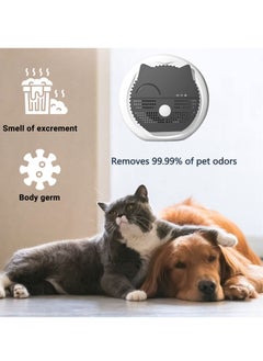 Excefore Smart Pet Smell Deodorizer, Litter Box Odor Eliminator, Auto On/Off, Rechargeable Dust-Free Litter Genie for Cat Litter Box, Bathroom Wardrobe and Small Area  - Image 3