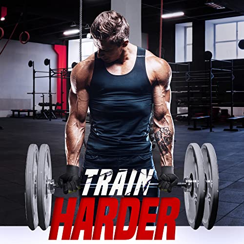 RDX Weight Lifting Gloves Gym Workout, Full Finger Touch Screen, Breathable Anti Slip Padded Palm Protection, Fitness Strength Training Powerlifting HIIT WOD Exercise, Men Women Home Gym Cycling - Image 3