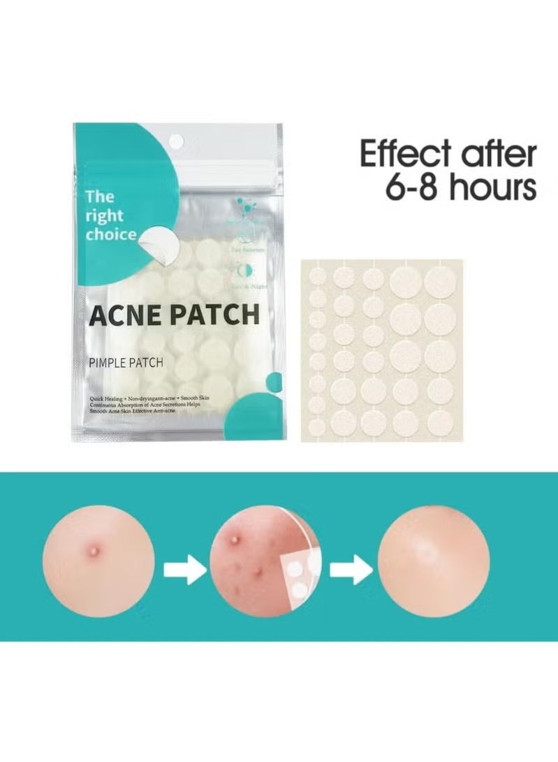 ATRJSZ Invisible Acne Patches, Overnight Smoothing | Innovative Midline Design (150 Count) - Image 3