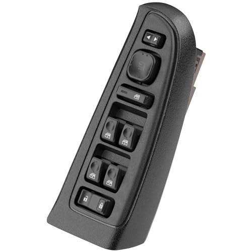 ASOPARTS 15883320 Driver Side Door Lock and Power Window Switch & Black Bezel Assembly Fit for 2003-2007 Chevy Avalanche Silverado Suburban Tahoe GMC Yukon Sierra, Cadillac Escalade# 920-020 DWS-241 - Image 1