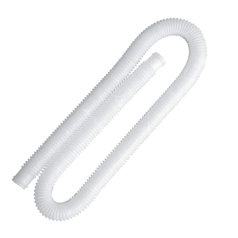 Intex 1.25" Diameter Easy to Install Accessory Pool Pump Replacement Hose, 59" Long for Intex Models 607 and 637, 2 Pack, White - Image 2