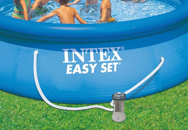 Intex 1.25" Diameter Easy to Install Accessory Pool Pump Replacement Hose, 59" Long for Intex Models 607 and 637, 2 Pack, White - Image 3
