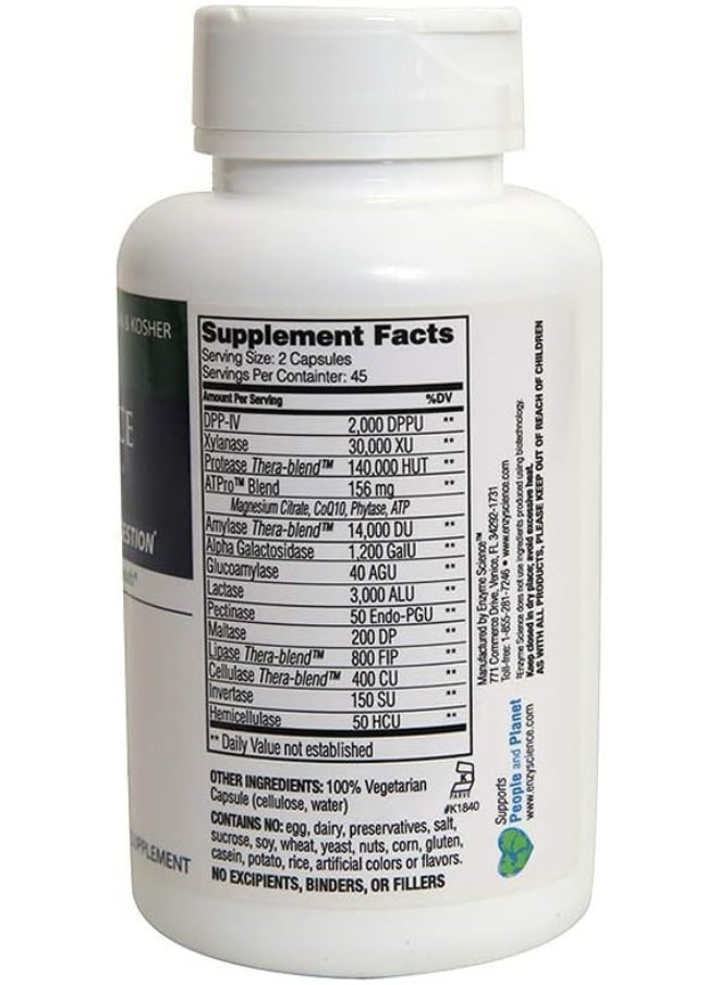 Enzyme Science - Enzyme Science™ Intolerance Complex™, 30 Capsules – Comprehensive Support for Common Digestive Sensitivities–Gluten, Casein, Lactose, Phenol Sensitivities, and Complex Carbohydrates Intolerance Relief - Image 1
