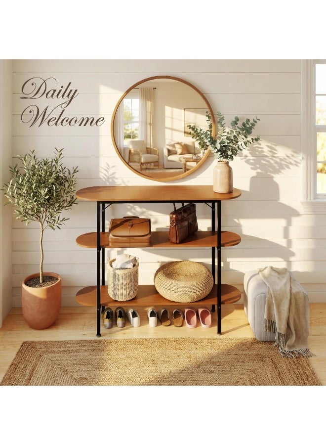 Visionnaire 110cm Reception Table Console Table for Entryway Modern Home Sofa Coffee Table Entrance Table Dining Room Kitchen Bar Display Table for Hallway Living Room Bedroom - Image 5