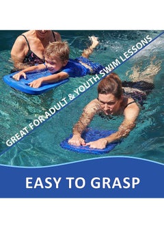 VIAHART Swimming Kickboard - Blue | One Size Fits All | A Great Training Aid For Children And Adults | Learn To Swim | Hydrodynamic | Pool Fun | Swim Gear & Accessory | Eva Foam  - Image 2