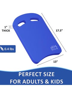 VIAHART Swimming Kickboard - Blue | One Size Fits All | A Great Training Aid For Children And Adults | Learn To Swim | Hydrodynamic | Pool Fun | Swim Gear & Accessory | Eva Foam  - Image 3
