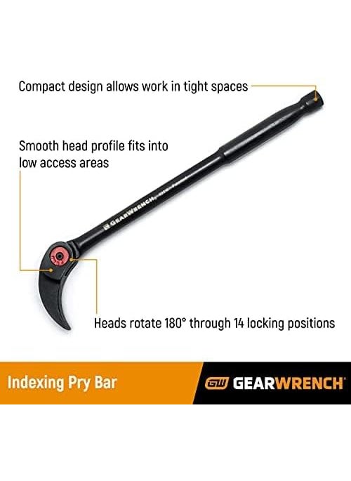 GearWrench GEARWRENCH 2 Pc Indexing Pry Bar Set 8  16  82300  - Image 2