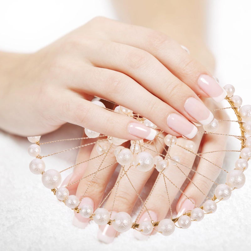 Pearl Jewelry Display Rings 2pcs White Photo Props Studio Backdrop Decorative Accessories - Image 5
