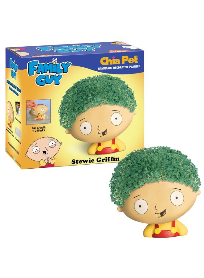 Chia Pet Family Guy - Stewie Griffin with Seed Pack, Decorative Pottery Planter, Easy to Do and Fun to Grow, Novelty Gift, Perfect for Any Occasion - Image 1