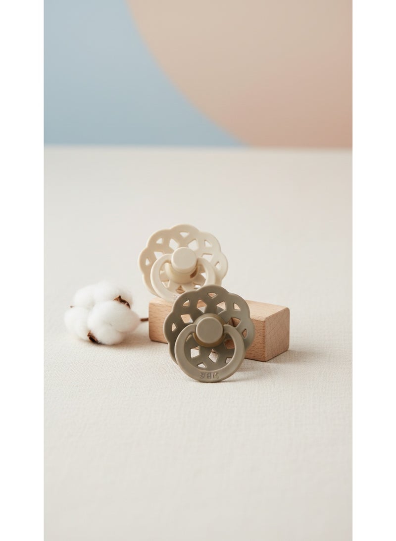 بيبس لهاية BIBS بحلمة دائرية من المطاط الطبيعي للأطفال من عمر 0+ أشهر - Image 3