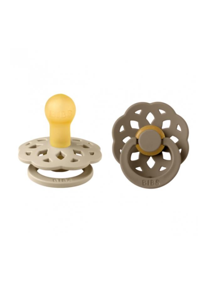 بيبس لهاية BIBS بحلمة دائرية من المطاط الطبيعي للأطفال من عمر 0+ أشهر - Image 1