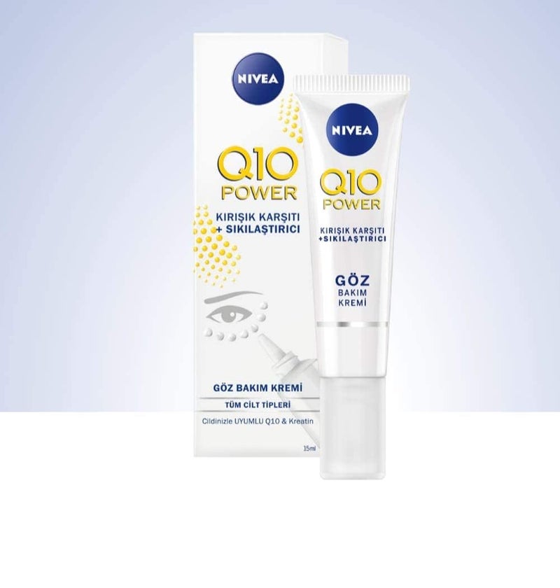 Nivea Q10 Power Anti-Wrinkle + Brightening Eye Cream 15 ml / 0.5 fl oz - Image 3