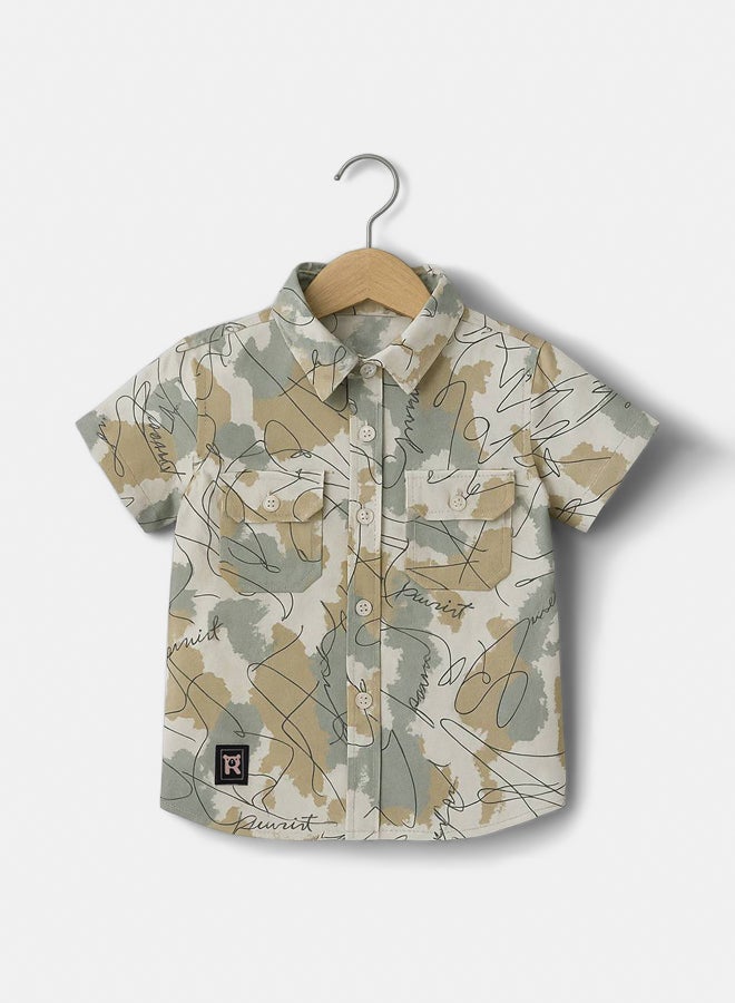 قميص برسمة خارطة ريمنت للاولاد