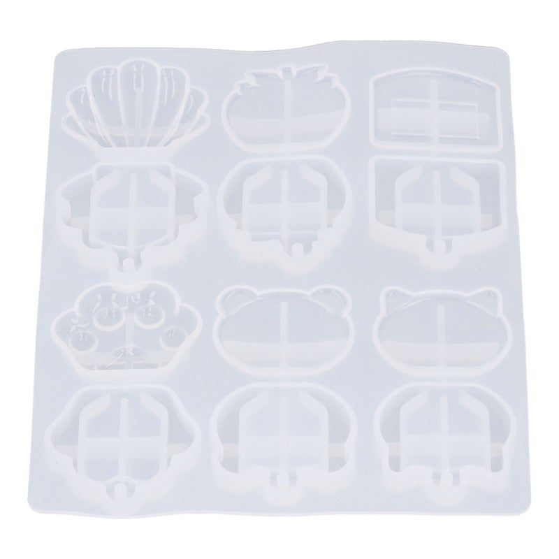 Resin Key Cover Mold: Silicone Material Flexible Translucent Reusable Practical - DIY Making Art Key Cover for Home Door Key Chains Holiday Gift Crafts - Image 3