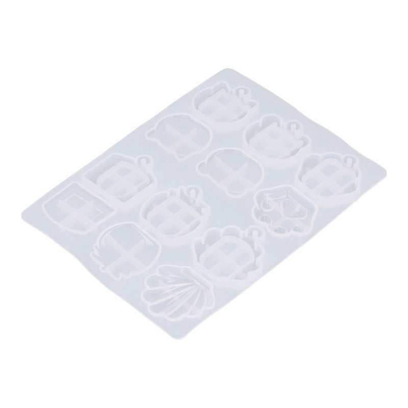 Resin Key Cover Mold: Silicone Material Flexible Translucent Reusable Practical - DIY Making Art Key Cover for Home Door Key Chains Holiday Gift Crafts - Image 5