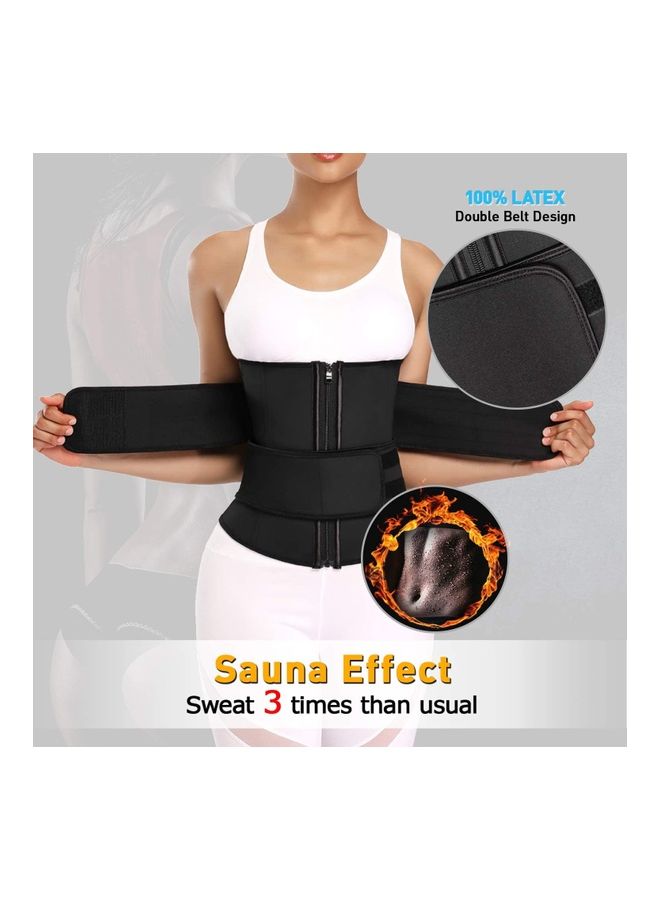 NIBEMINENT Waist Trainer Trimmer Sauna Sweat Belt Shapewear XS  - Image 2