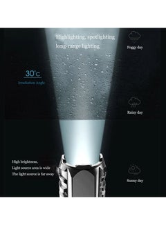 Excefore Flashlights, 2 Pcs Mini Special Forces Strong Light Flashlight, Multifunctional Rechargeable Flashlight, Super Bright Flashlight, Best Camping, Outdoor, Emergency, Everyday Carry  - Image 4