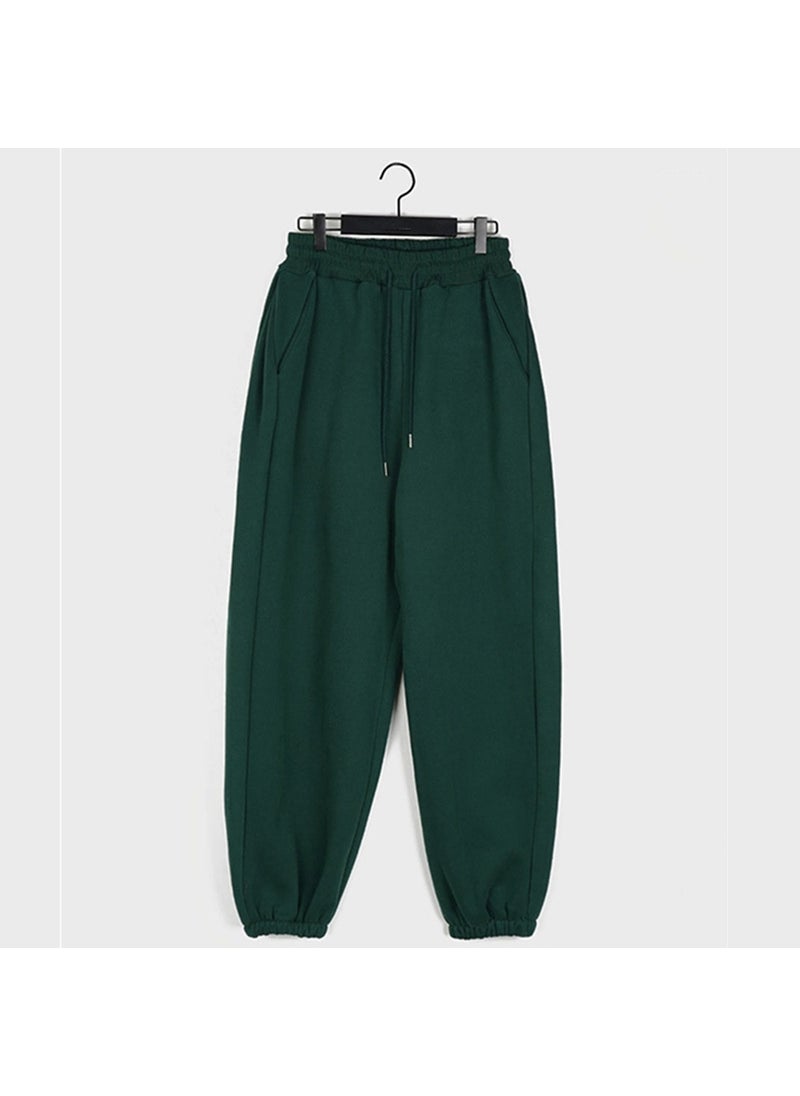 Generic 2024 Womens Casual Drawstring Joggers Spring Autumn Green (fleece-lined)  - Image 5