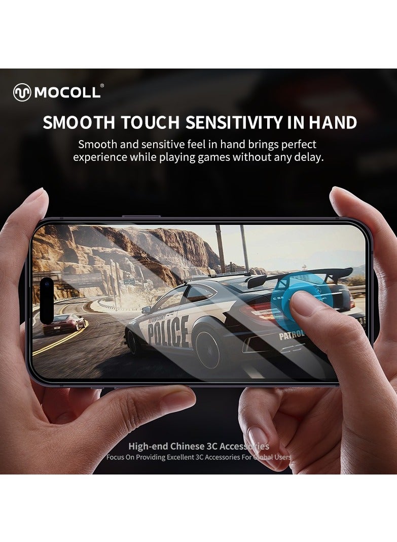 mocoll screen protector iPhone 14 pro max matte anti finger - Image 4