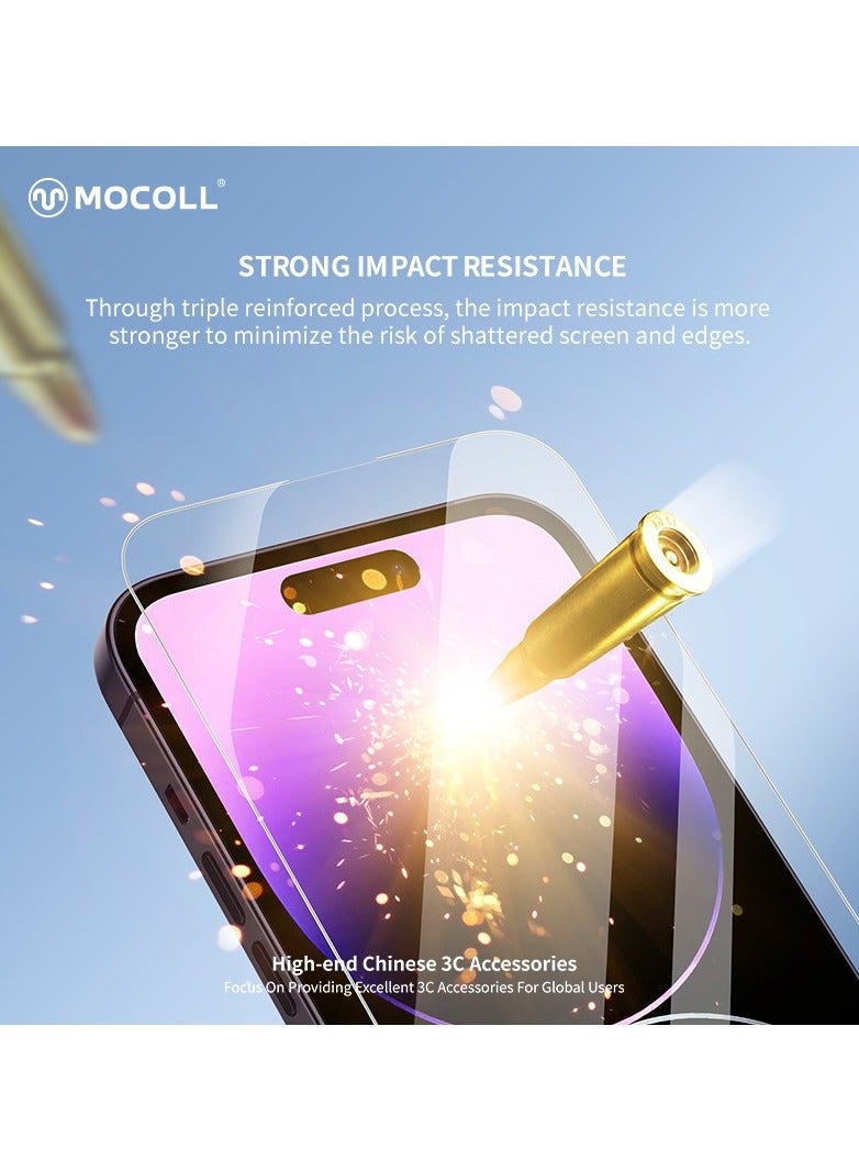 mocoll screen protector iPhone 14 pro max matte anti finger - Image 3