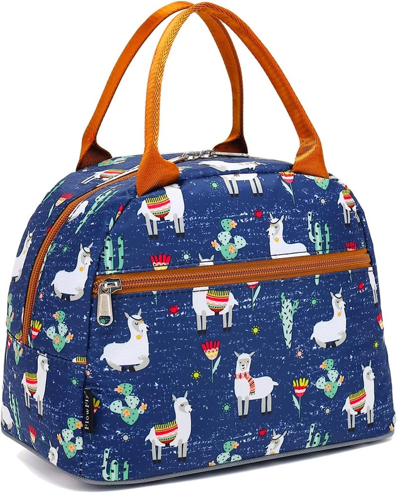 FlowFly Insulated Lunch Cooler Bag - Tote Bag Organizer for Women/Men, Alpaca - Image 1