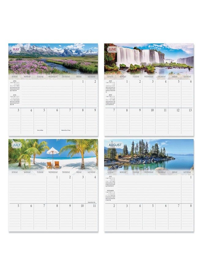 Current 2026 Seasons Big Grid Wall Calendar, 12-Inch x 9-Inch Size Closed, 18-Inch Size Open, Large Bookstore-Quality, Spiral-Bound Hanging Monthly Calendars for Kitchen & Office, by Current - Image 4